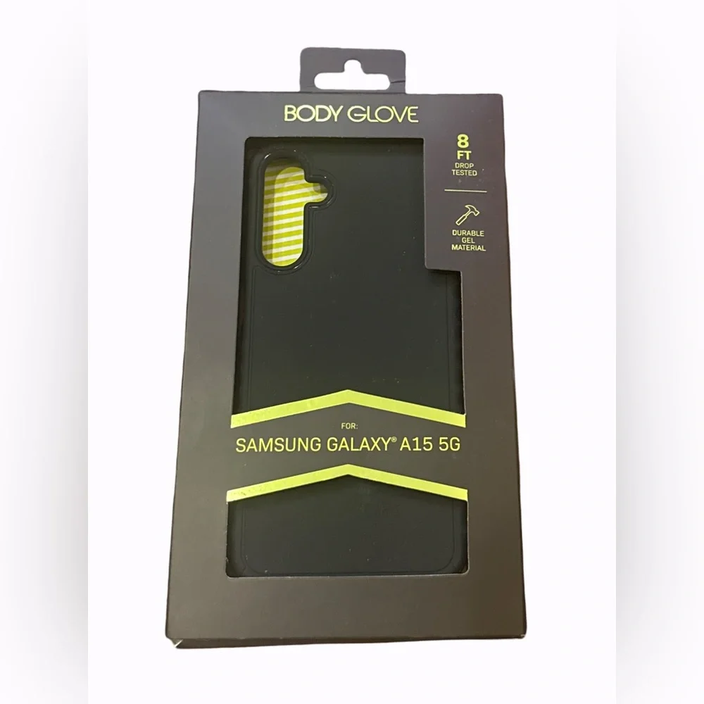 New Black Flexible Phone Case Body Glove for SAMSUNG GALAXY A15 5G Contour Grip